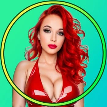 Amouranth Kick PFP with the Classic badge overlay